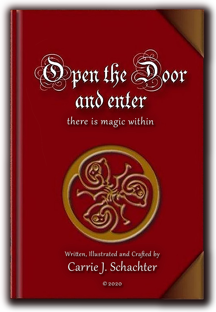 Image of Book Cover with title Open the Door and Enter, there is magic within